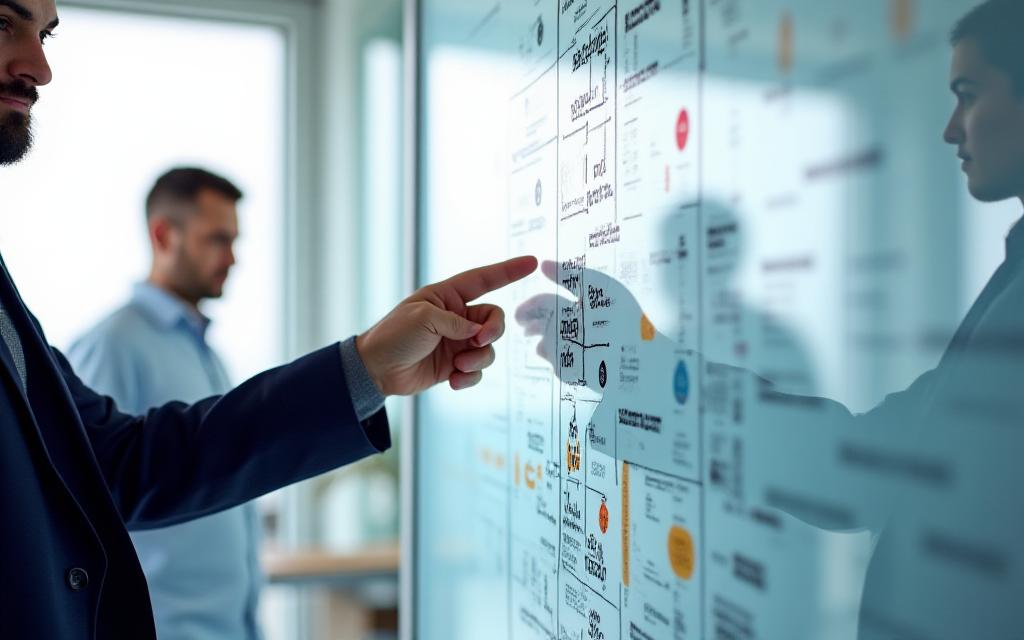 Planificación estratégica en pizarra